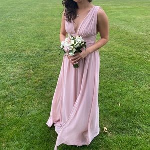 Levkoff Bridesmaid dress size 4 in frost rose